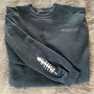 Heather Grey Wanderlust Sweatshirt